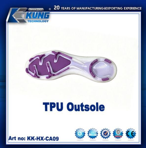 High-strength TPU football soles with multi-stud grip system and lightweight structure for professional matches and training