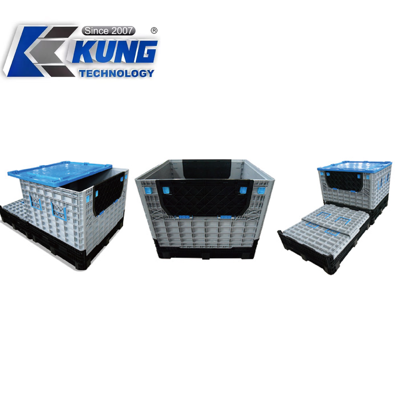 Wheeled folding turnover boxes for shoe factory🏭!
Easy move 🛞| Space saving📦 | Strong durable👍