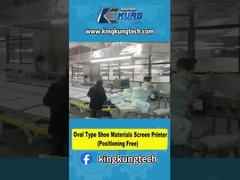 Οβάλ τύπου υλικά παπουτσιών εκτυπωτής οθόνης(Ελεύθερη τοποθέτηση